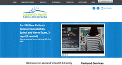 Desktop Screenshot of lakelandsfamilychiropractic.com