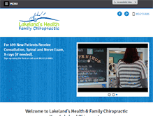 Tablet Screenshot of lakelandsfamilychiropractic.com
